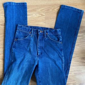 Womens high waisted wrangle jeans